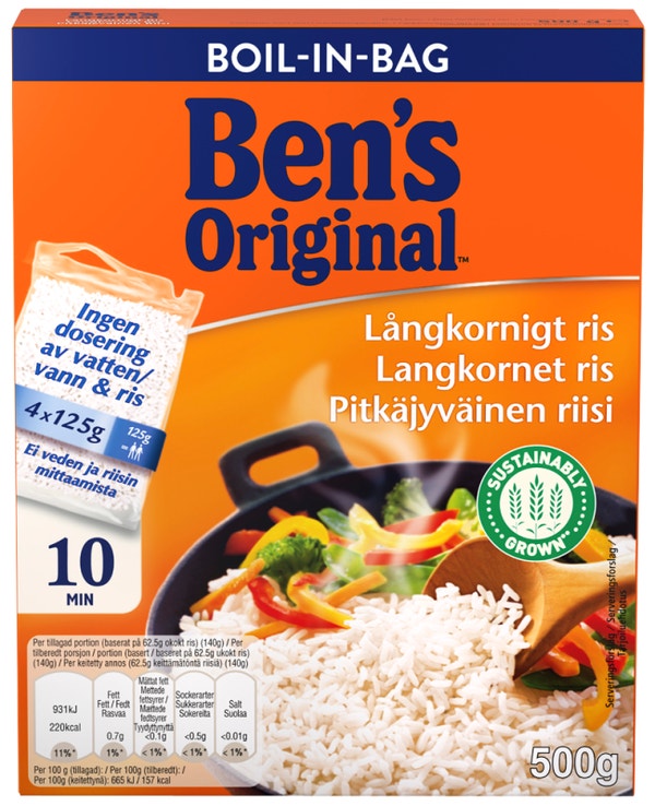 Ben's Original™ Boil in Bag Långkornigt ris  500g