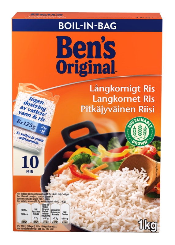 Ben's Original™ Boil in Bag Långkornigt ris 1kg