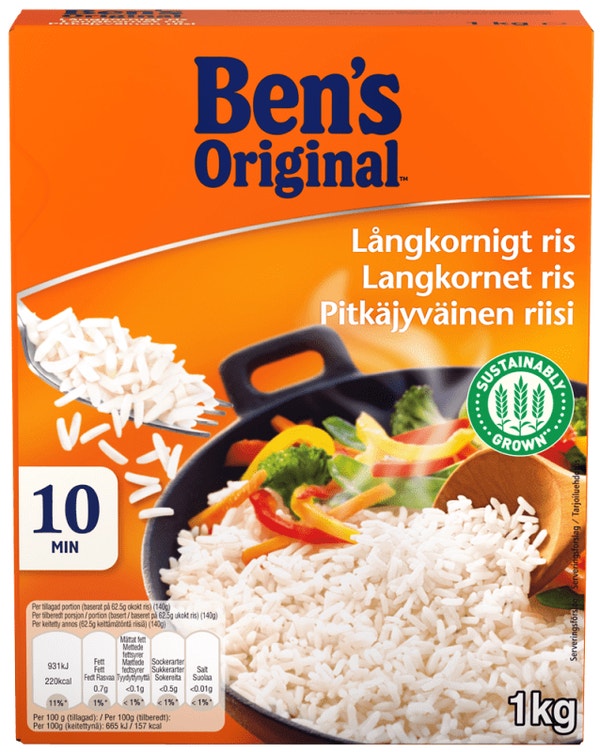 Ben's Original™  Långkornigt ris 10Min 1 kg