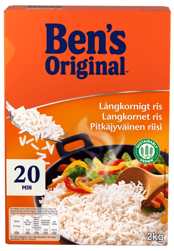 Ben's Original™ Långkornigt ris 20Min 2kg